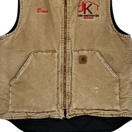 Construction Carhartt Gilet - Medium Beige Cotton