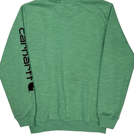 Workwear Carhartt Oversized Hoodie - Small Green Cotton Blend