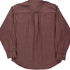 Rugged Outdoorwear Woolrich Shirt - Medium Burgundy Cotton