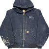 Public Schools Carhartt Oversized Jacket - XL Blue Cotton