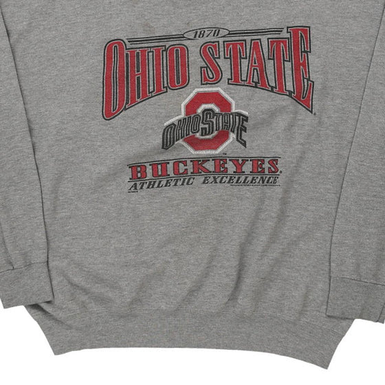 Vintage grey Ohio State Buckeyes Lee Sweatshirt - mens xx-large