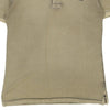 Vintage khaki Napapijri Polo Shirt - mens large