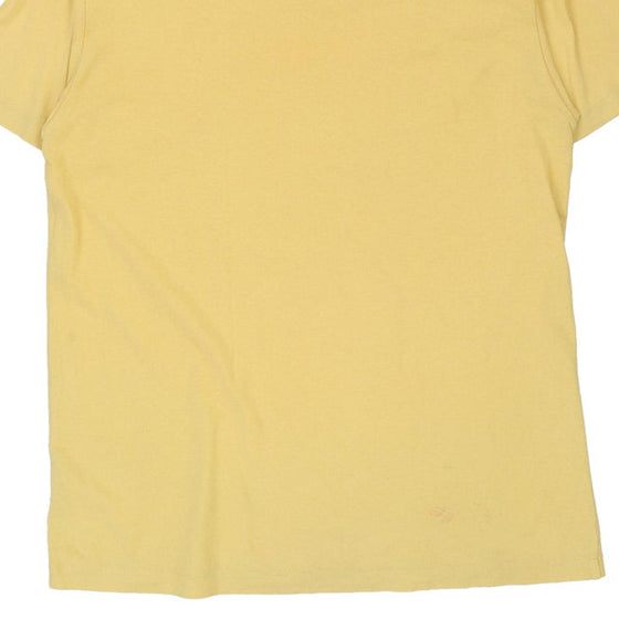 Vintage yellow Napapijri T-Shirt - mens large