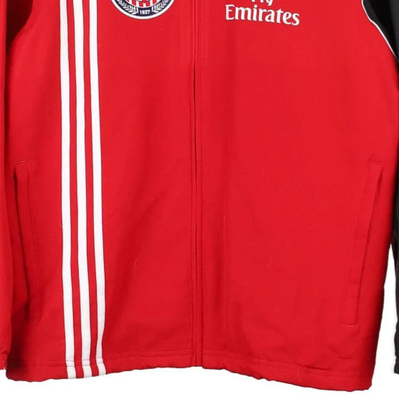 Vintage red Age 13-14 A.C Milan Adidas Track Jacket - boys large