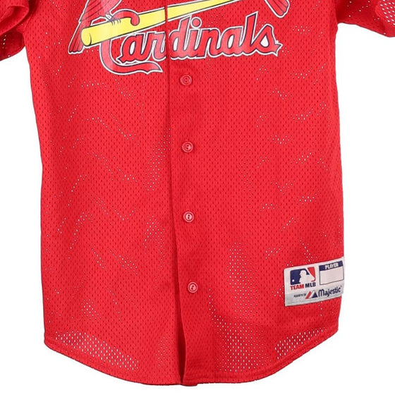 Vintage red Age 10-12 St. Louis Cardinals Majestic Jersey - boys large