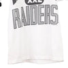 Vintage white Age 10 Made in USA Los Angeles Raiders  Logo 7 Jersey - boys small