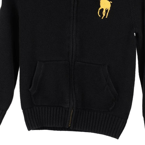 Vintage black Age 8 Ralph Lauren Hoodie - boys medium