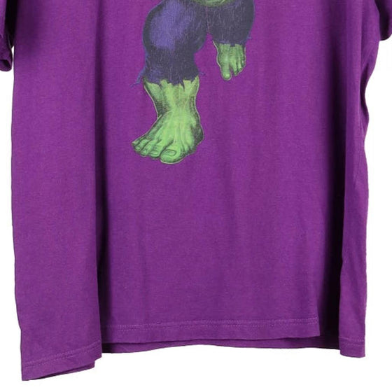 Vintage purple The Hulk Marvel T-Shirt - mens medium