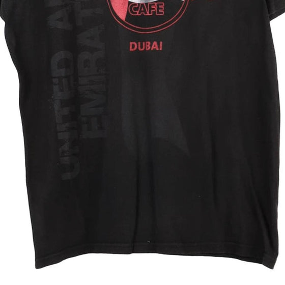 Vintage black Dubai Hard Rock Cafe T-Shirt - mens medium