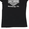 Vintage black Reading PA Harley Davidson T-Shirt - womens small