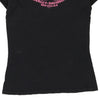 Vintage black Zips Mackinaw City Harley Davidson T-Shirt - womens medium