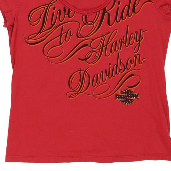 Vintage red Harley Davidson T-Shirt - womens x-large