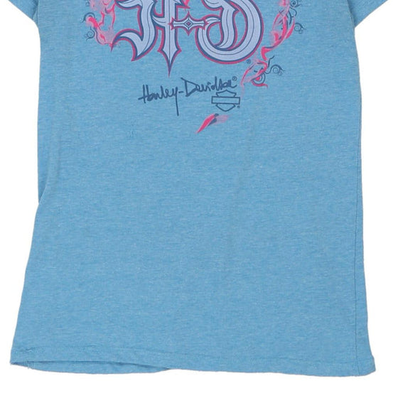 Vintage blue Bahamas Harley Davidson T-Shirt - womens large