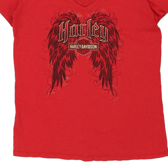 Vintage red Missouri Harley Davidson T-Shirt - womens large