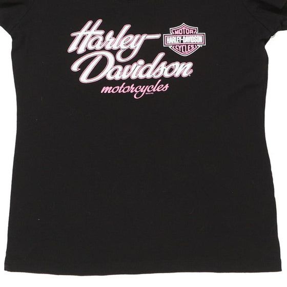 Vintage black Mechanicsburg PA Harley Davidson T-Shirt - womens x-large