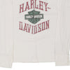 Vintage white Maryville TN Harley Davidson Long Sleeve T-Shirt - womens medium