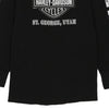 Vintage black St George Utah Harley Davidson Long Sleeve T-Shirt - womens xx-large