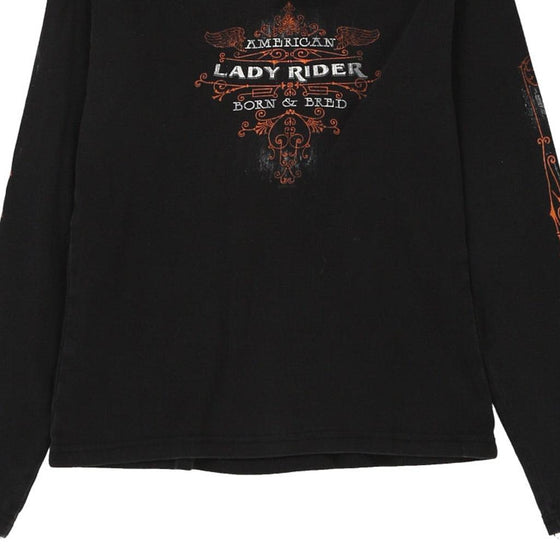 Vintage black Harley Davidson Long Sleeve T-Shirt - womens large