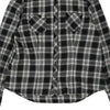 Vintage black Harley Davidson Flannel Shirt - womens large