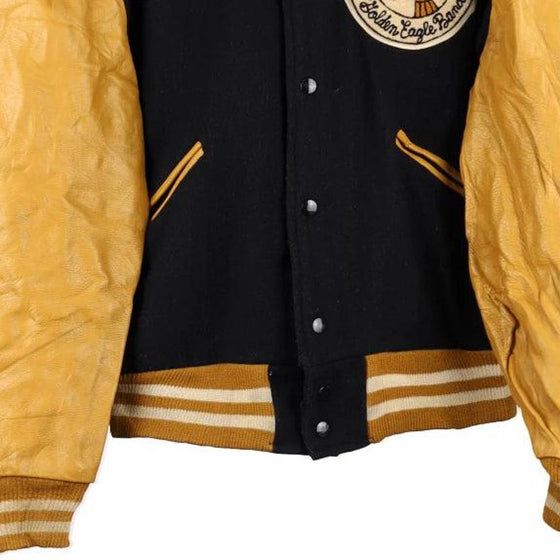 Keystone Oaks Unbranded Varsity Jacket - Large Yellow Wool Blend