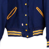 Vintagenavy "Cammie" Unbranded Varsity Jacket - mens x-small