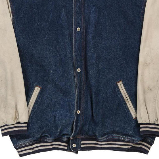 Vintage blue Unbranded Varsity Jacket - mens xx-large