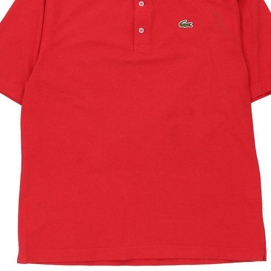 Vintage red Lacoste Polo Shirt - mens medium