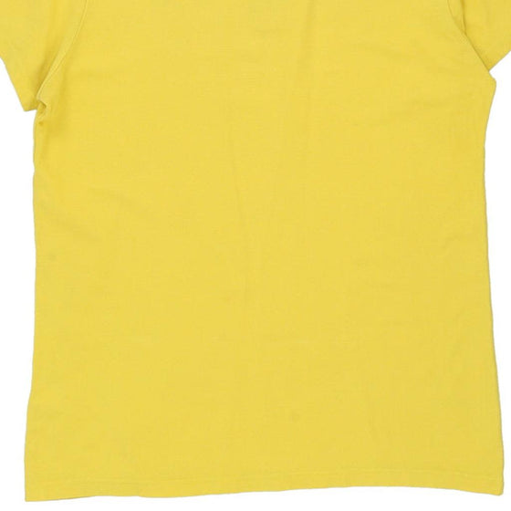 Vintage yellow Just Cavalli Polo Shirt - mens x-large