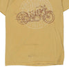 Vintage yellow Dubuque. IA Harley Davidson T-Shirt - mens small