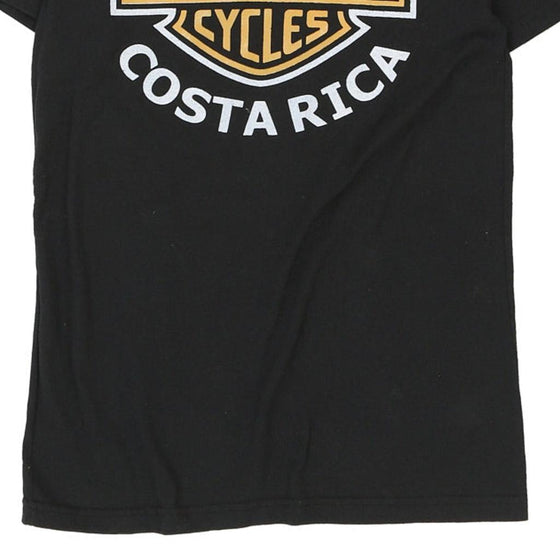 Vintage black Bootleg Costa Rica Harley Davidson T-Shirt - mens small