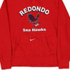 Redondo Sea Hawks Nike Hoodie - XL Red Cotton Blend - Thrifted.com