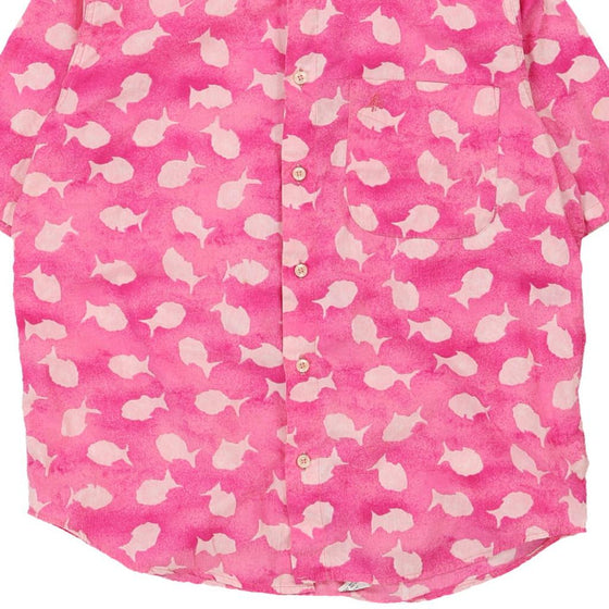 Vintage pink Age 11-12 Best Company Patterned Shirt - boys x-large