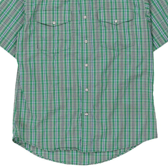 Vintage green Age 10-12 Wrangler Short Sleeve Shirt - boys x-large