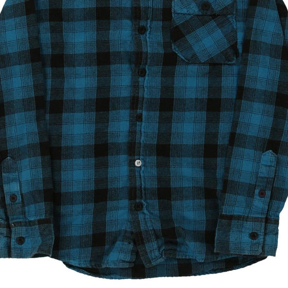 Vintage blue Age 8-10 Amplify Flannel Shirt - boys medium