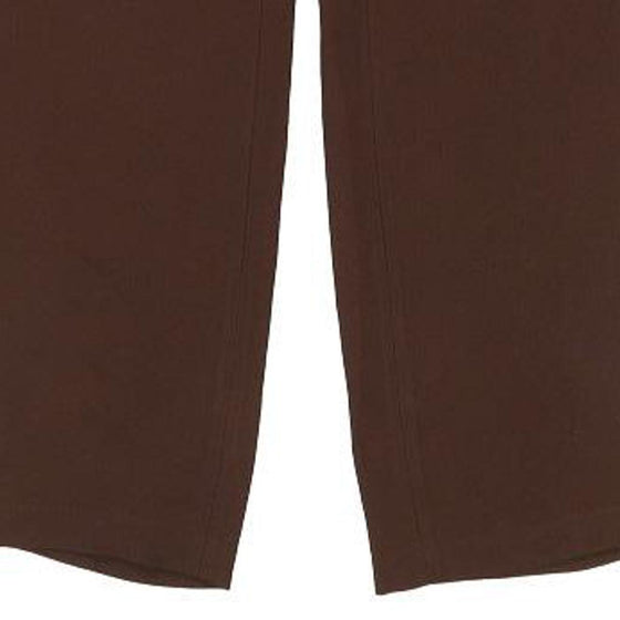 Cheap & Chic Moschino Trousers - 30W UK 12 Brown Viscose Blend