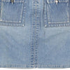 Krizia Mini Denim Skirt - 29W UK 10 Blue Cotton