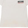 Moschino T-Shirt - Medium White Cotton