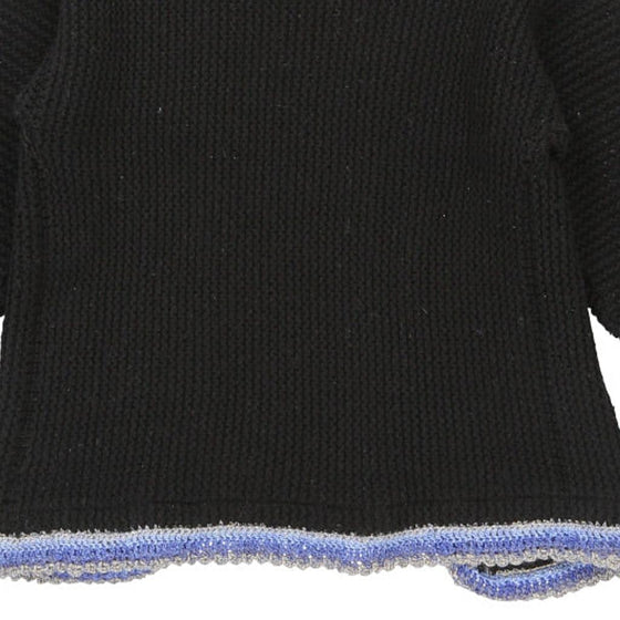 Fendissime Cardigan - Small Black Wool Blend