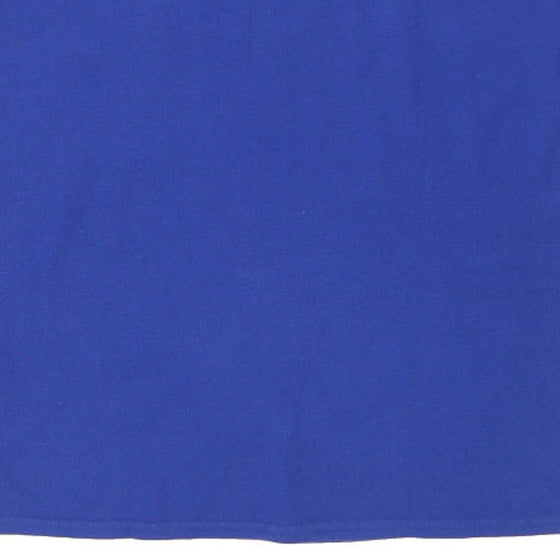 Lacoste Mini T-Shirt Dress - Large Blue Cotton