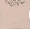 Armani Jeans T-Shirt - Small Pink Cotton