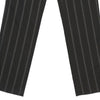 Dolce & Gabbana Pinstripe Trousers - 32W UK 12 Black Cotton