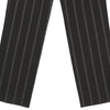 Dolce & Gabbana Pinstripe Trousers - 32W UK 12 Black Cotton