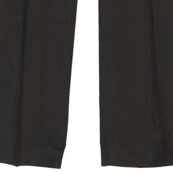 Richmond Trousers - 32W UK 10 Black Cotton Blend