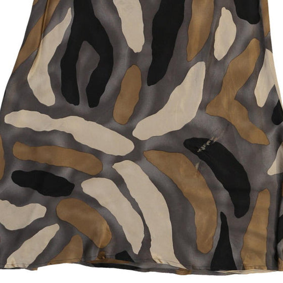 Iceberg Maxi Skirt - 35W UK 16 Brown Polyester