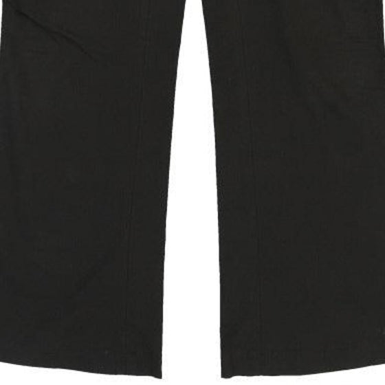 Just Cavalli Trousers - 33W UK 14 Black Cotton