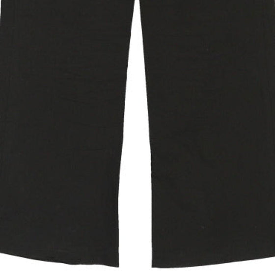 Just Cavalli Trousers - 33W UK 14 Black Cotton