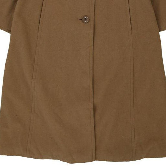 Aquascutum Overcoat - Large Brown Virgin Wool