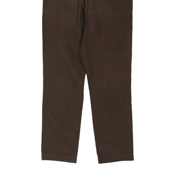 Prada Trousers - 30W UK 10 Brown Cotton