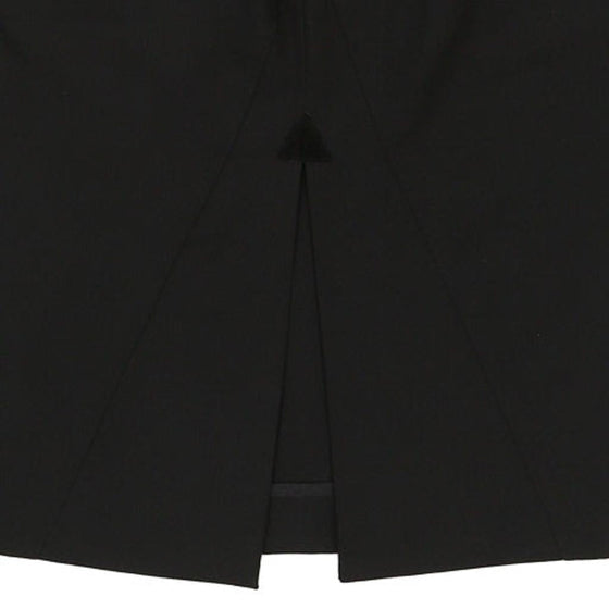 Richmond Midi Skirt - 30W UK 10 Black Virgin Wool