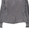 Emporio Armani Blouse - Medium Grey Silk Blend